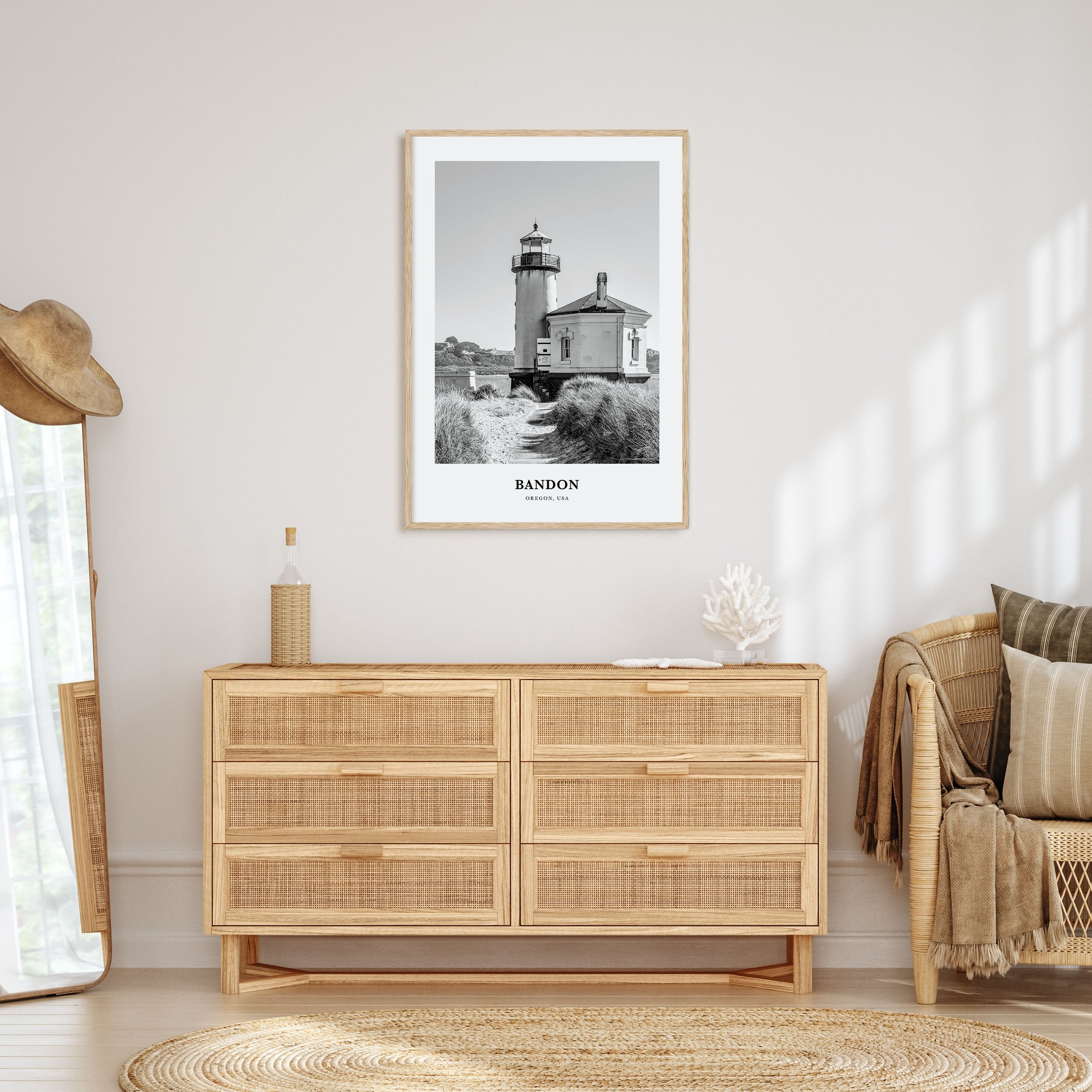 Bandon Portrait B&W Poster