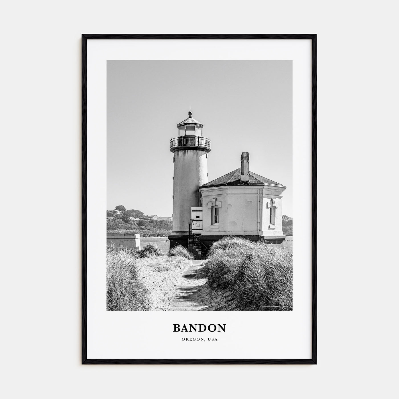 Bandon Portrait B&W Poster