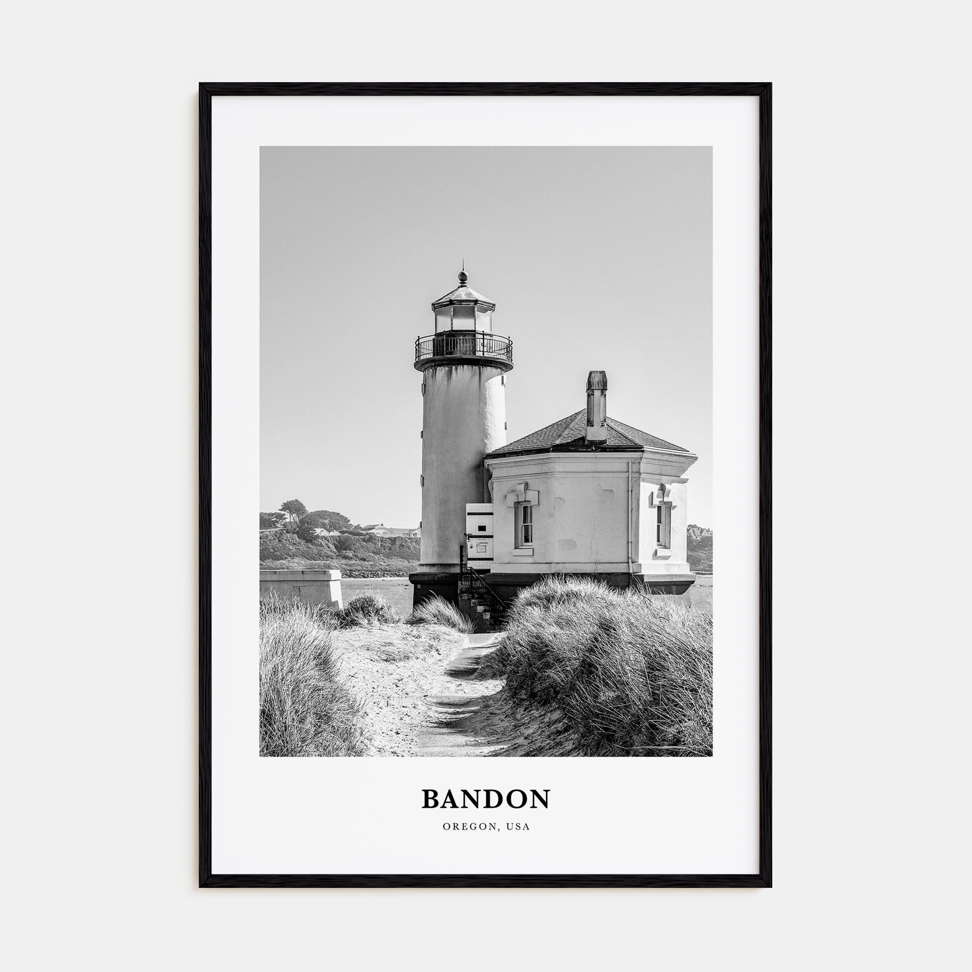 Bandon Portrait B&W Poster