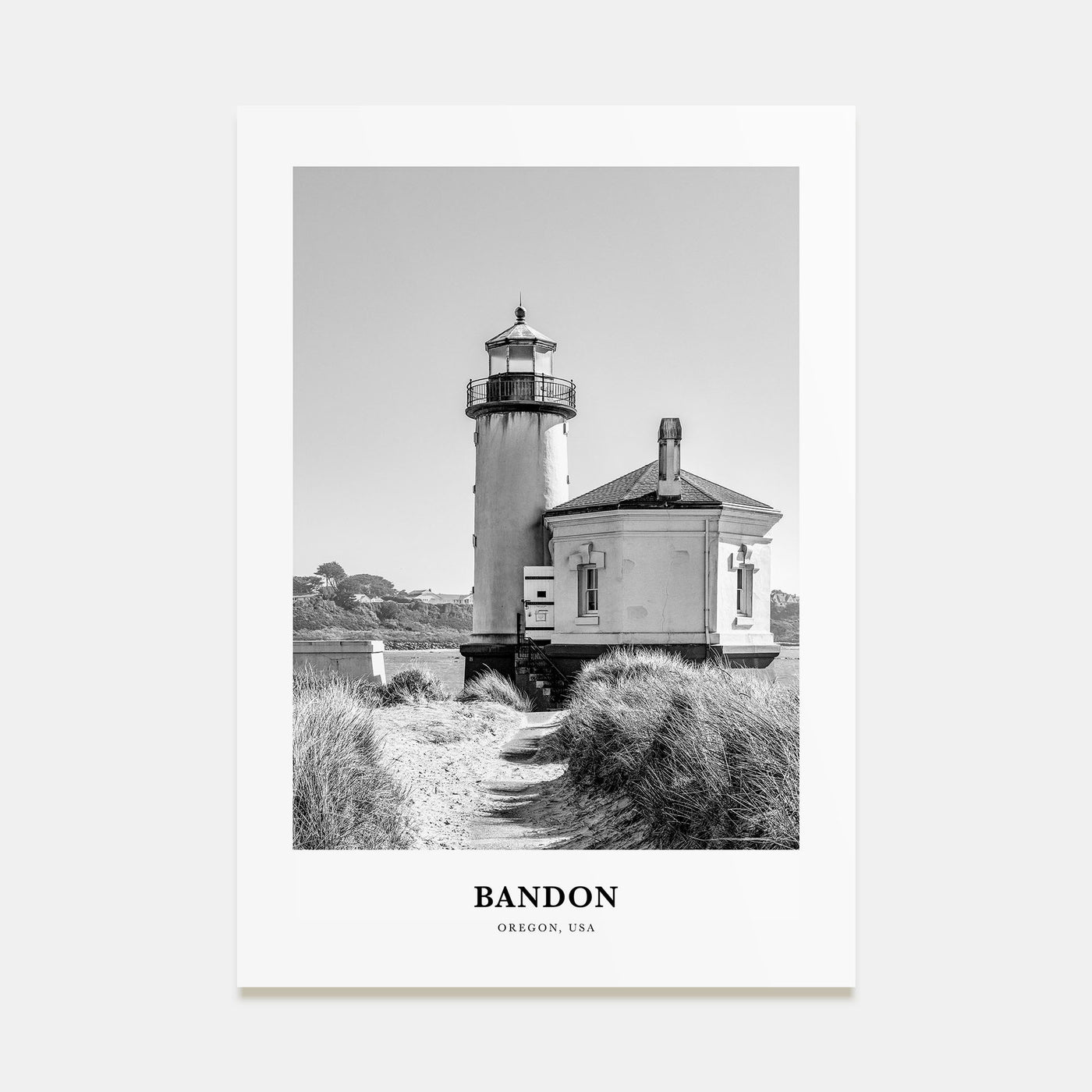 Bandon Portrait B&W Poster