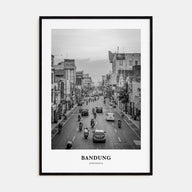Bandung Portrait B&W Poster