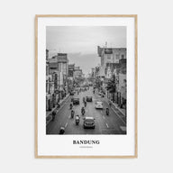 Bandung Portrait B&W Poster
