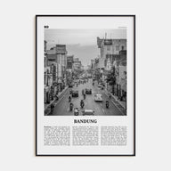 Bandung Travel B&W Poster