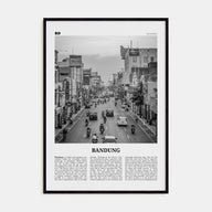 Bandung Travel B&W Poster