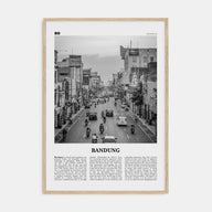 Bandung Travel B&W Poster