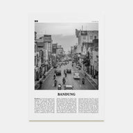 Bandung Travel B&W Poster