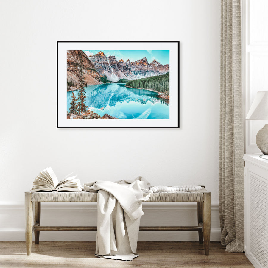 Banff Landscape Color Poster