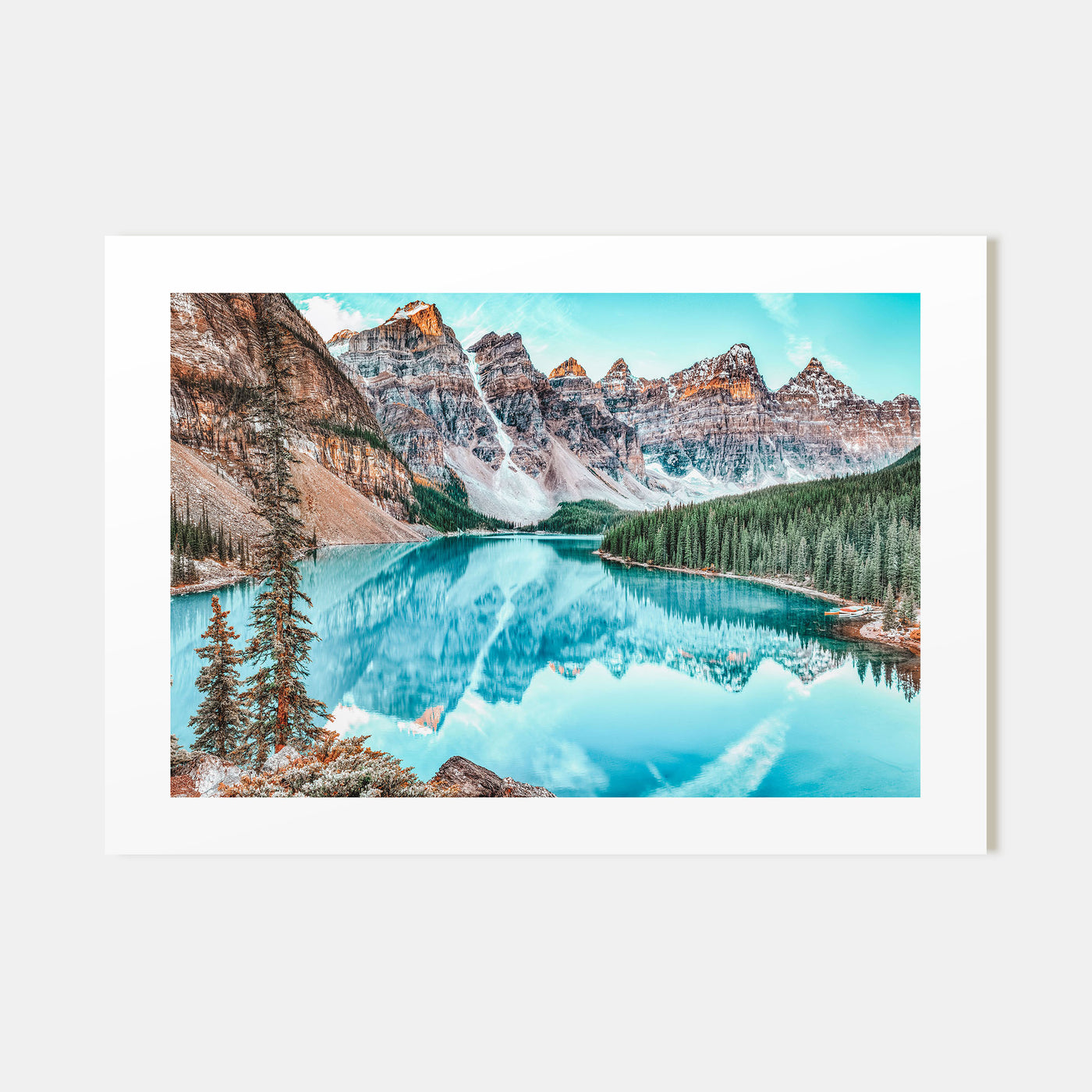 Banff Landscape Color Poster