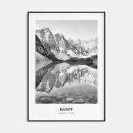 Banff Portrait B&W No 1 Poster