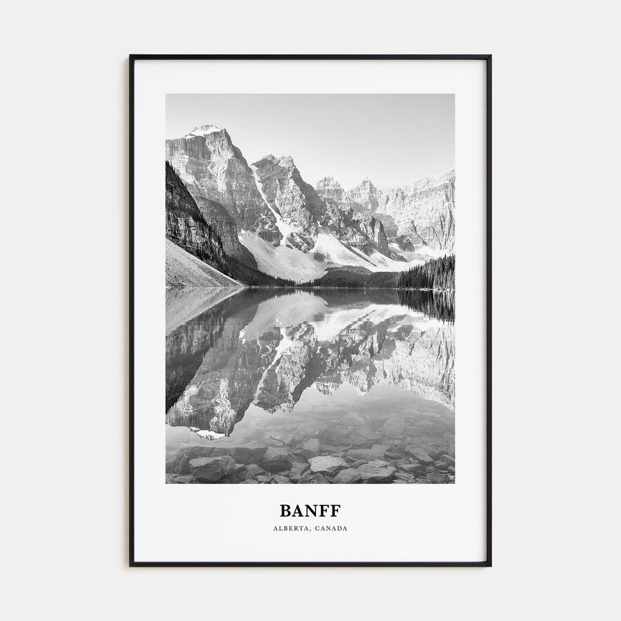 Banff Portrait B&W No 1 Poster