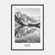 Banff Portrait B&W No 1 Poster