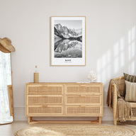 Banff Portrait B&W No 1 Poster