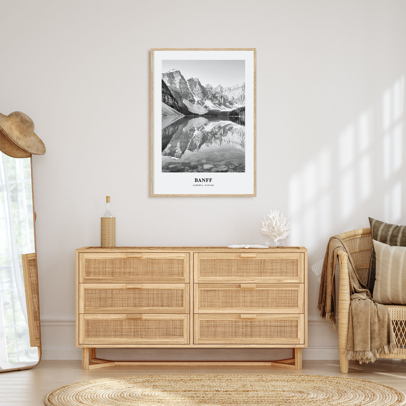 Banff Portrait B&W No 1 Poster