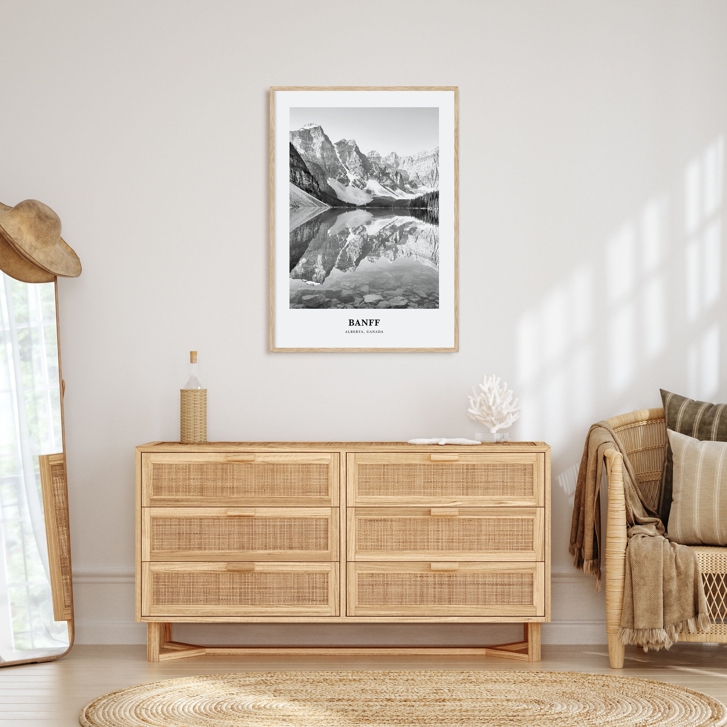 Banff Portrait B&W No 1 Poster