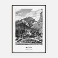 Banff Portrait B&W No 2 Poster
