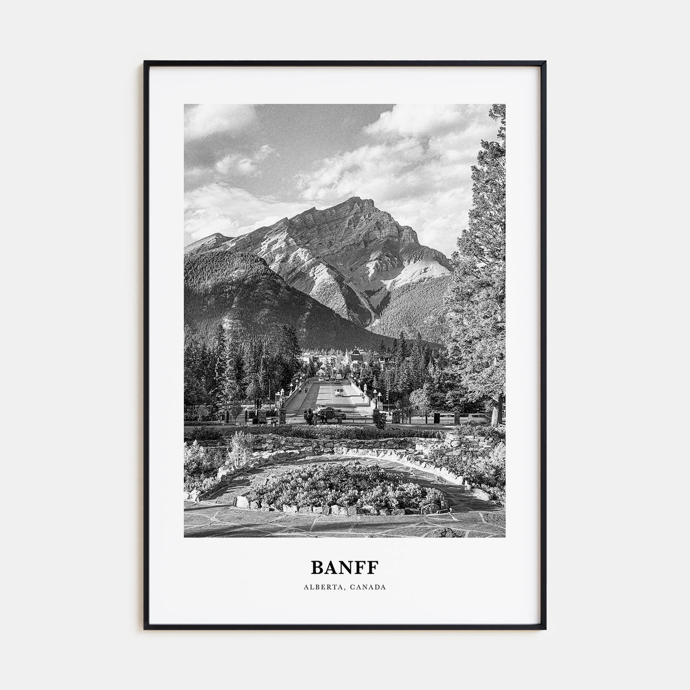 Banff Portrait B&W No 2 Poster