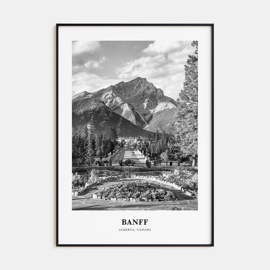 Banff Portrait B&W No 2 Poster