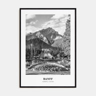 Banff Portrait B&W No 2 Poster