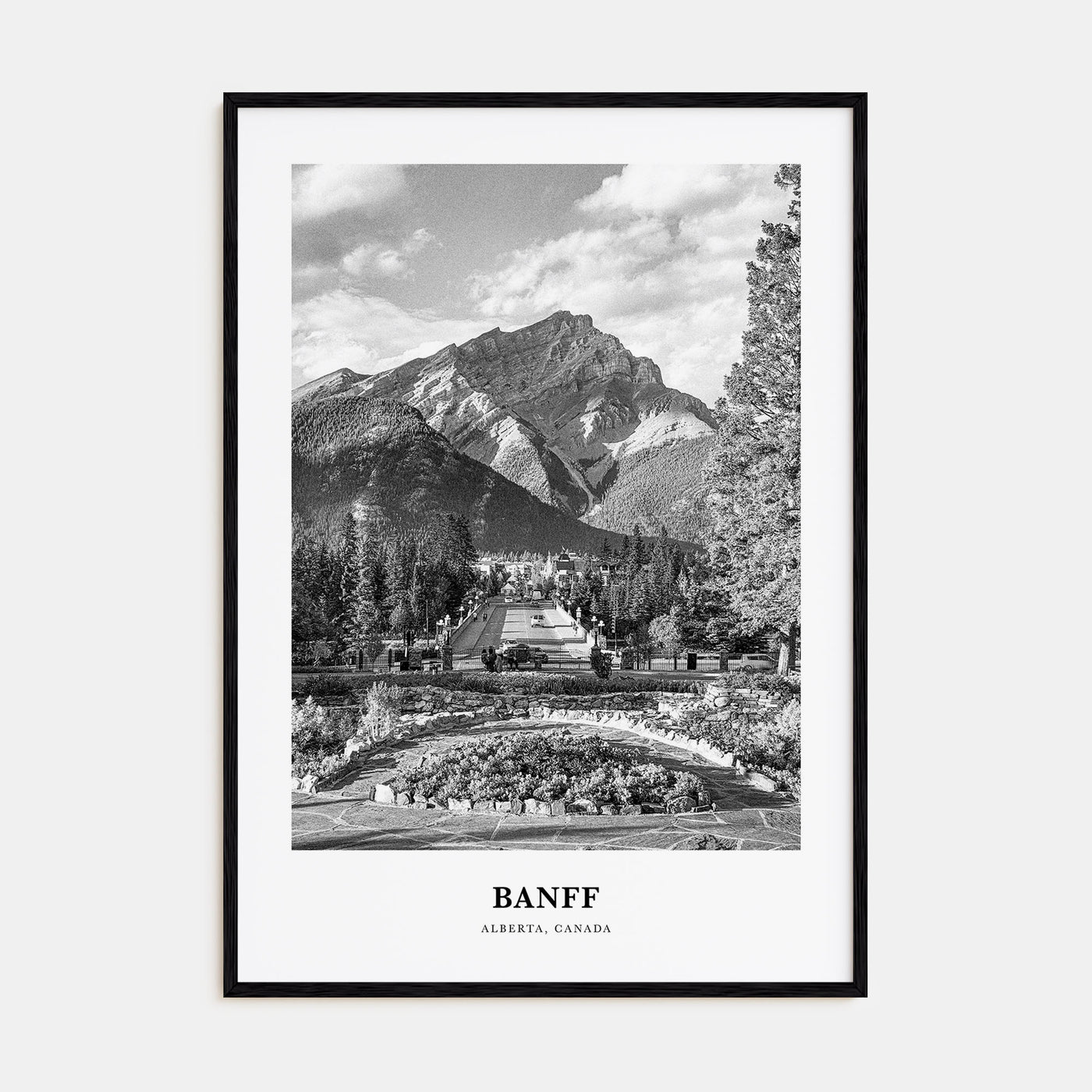 Banff Portrait B&W No 2 Poster