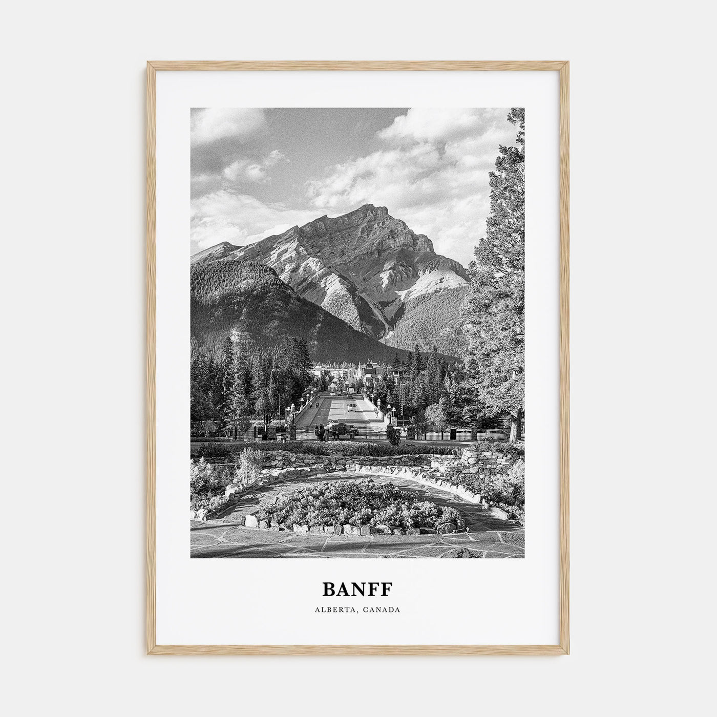 Banff Portrait B&W No 2 Poster