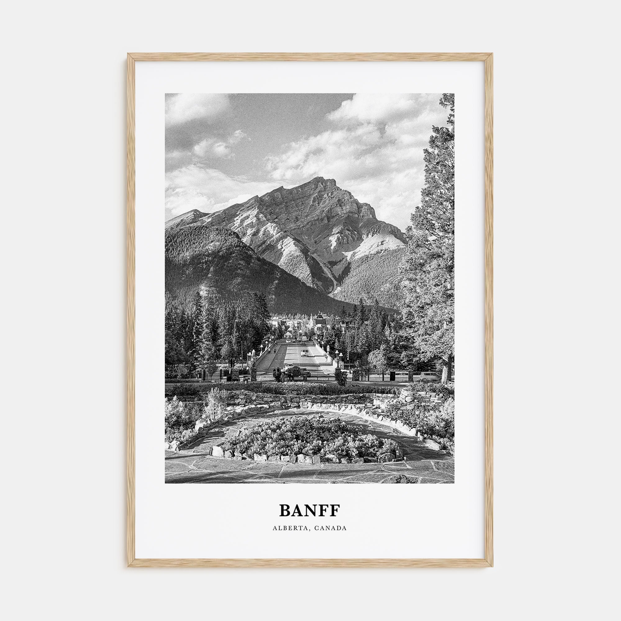 Banff Portrait B&W No 2 Poster