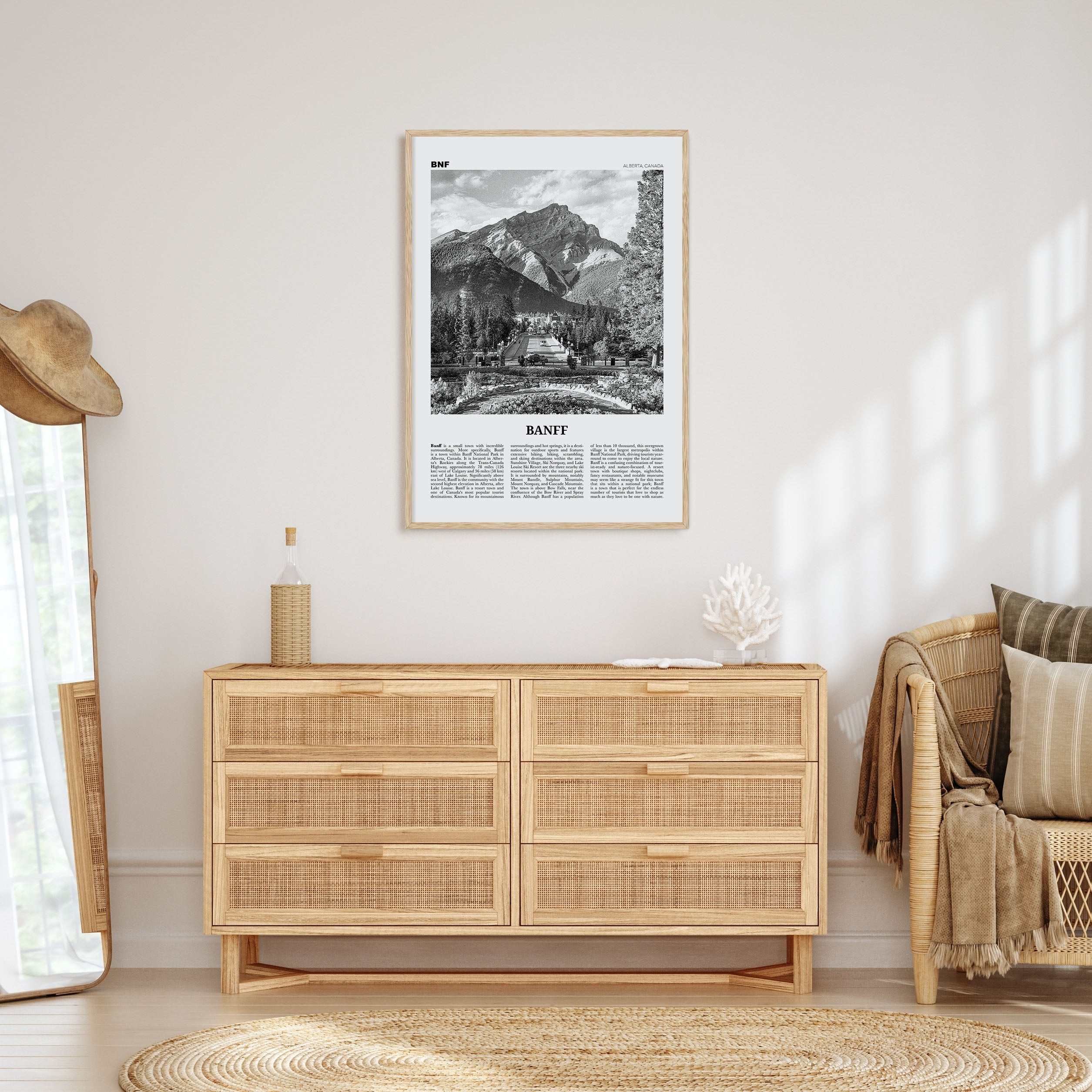 Banff Travel B&W No 2 Poster