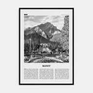 Banff Travel B&W No 2 Poster