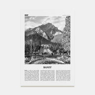 Banff Travel B&W No 2 Poster