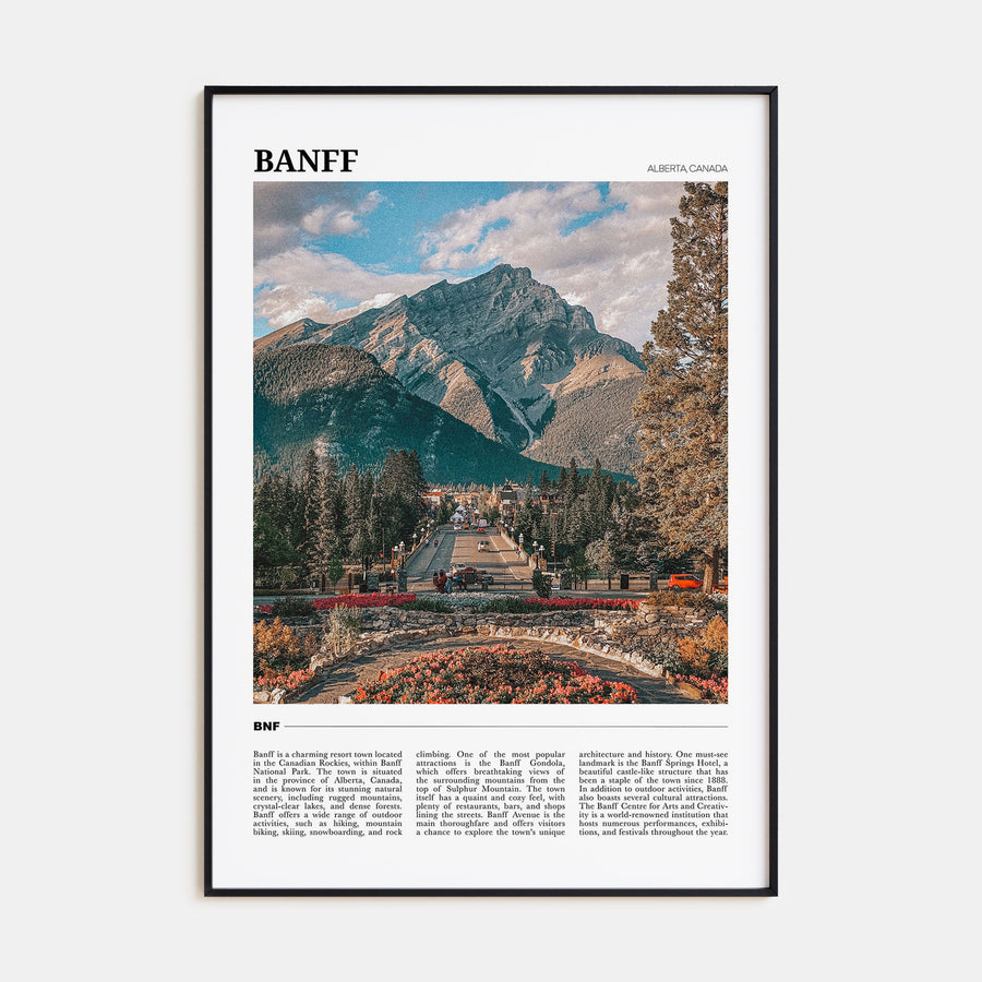 Banff Travel Color Poster