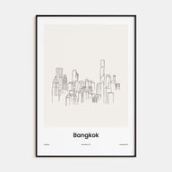 Bangkok Drawn Poster