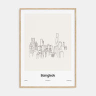 Bangkok Drawn Poster