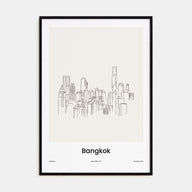 Bangkok Drawn Poster