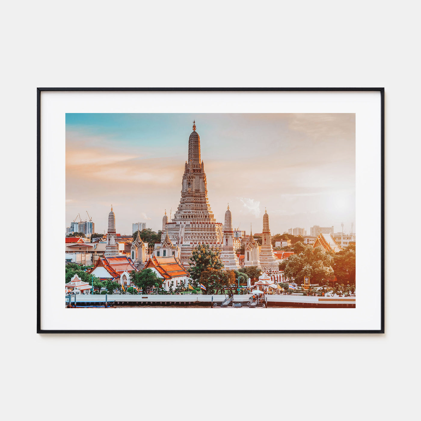 Bangkok Landscape Color Poster