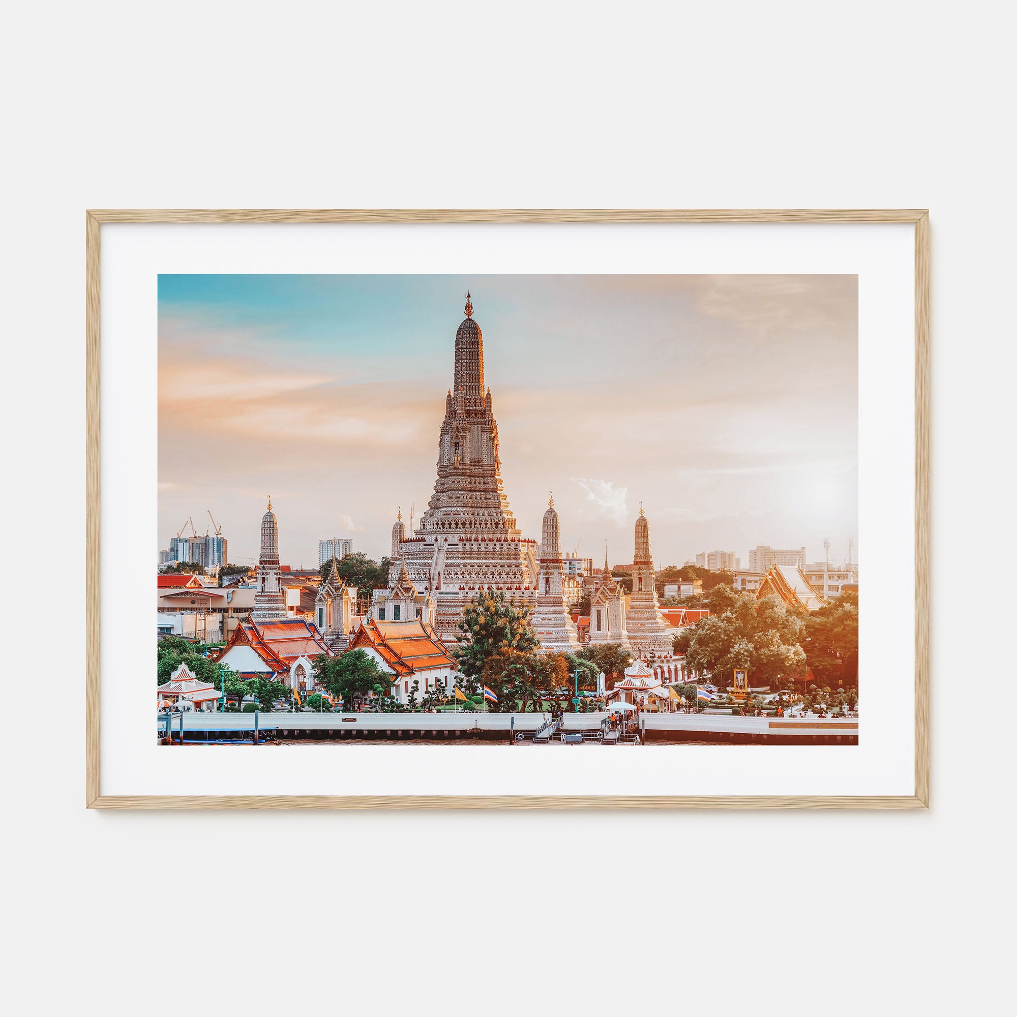 Bangkok Landscape Color Poster