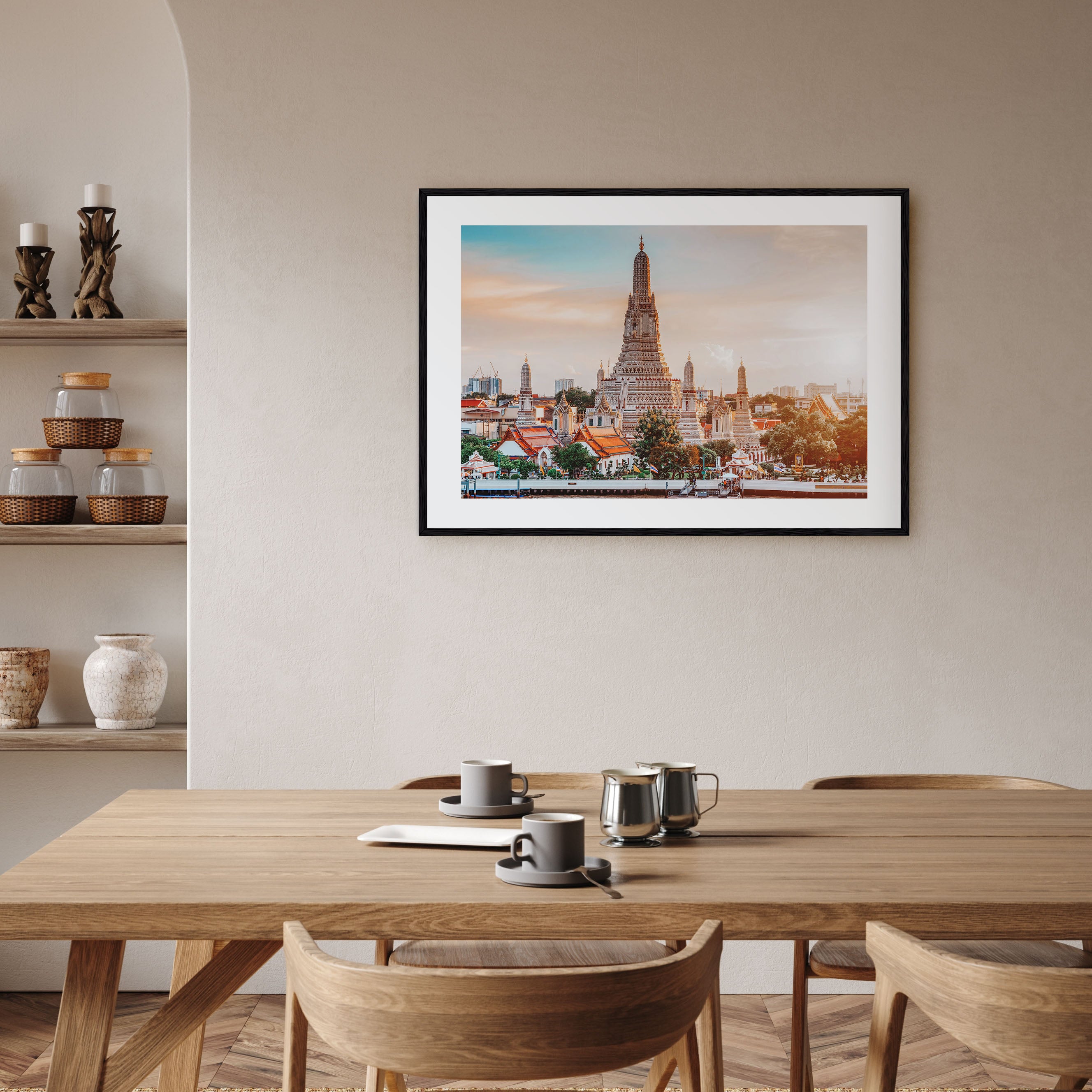 Bangkok Landscape Color Poster