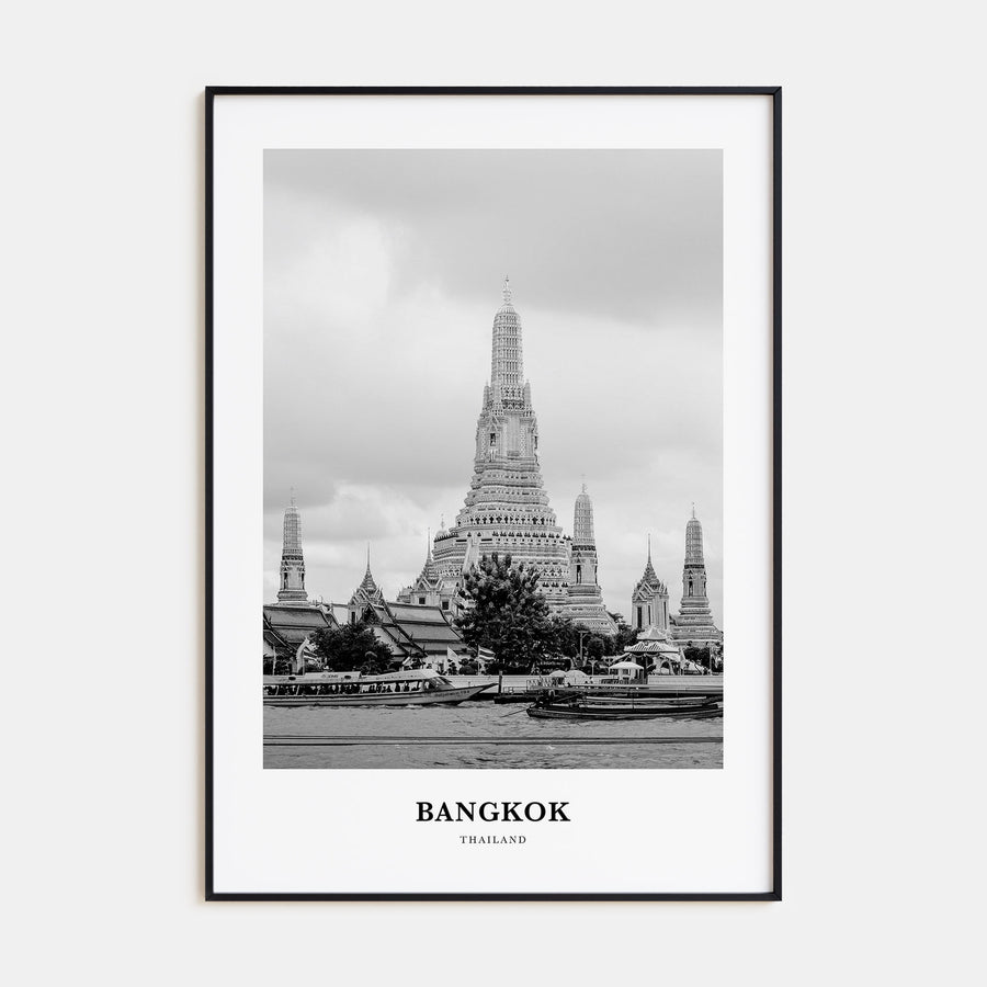 Bangkok Portrait B&W No 2 Poster