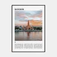 Bangkok Travel Color Poster