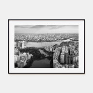 Bangladesh Landscape B&W Poster