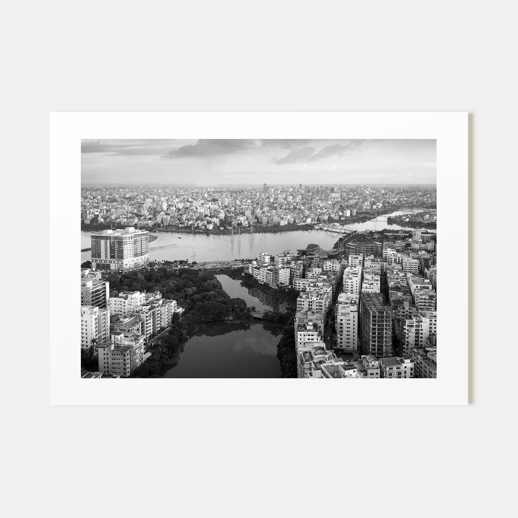 Bangladesh Landscape B&W Poster