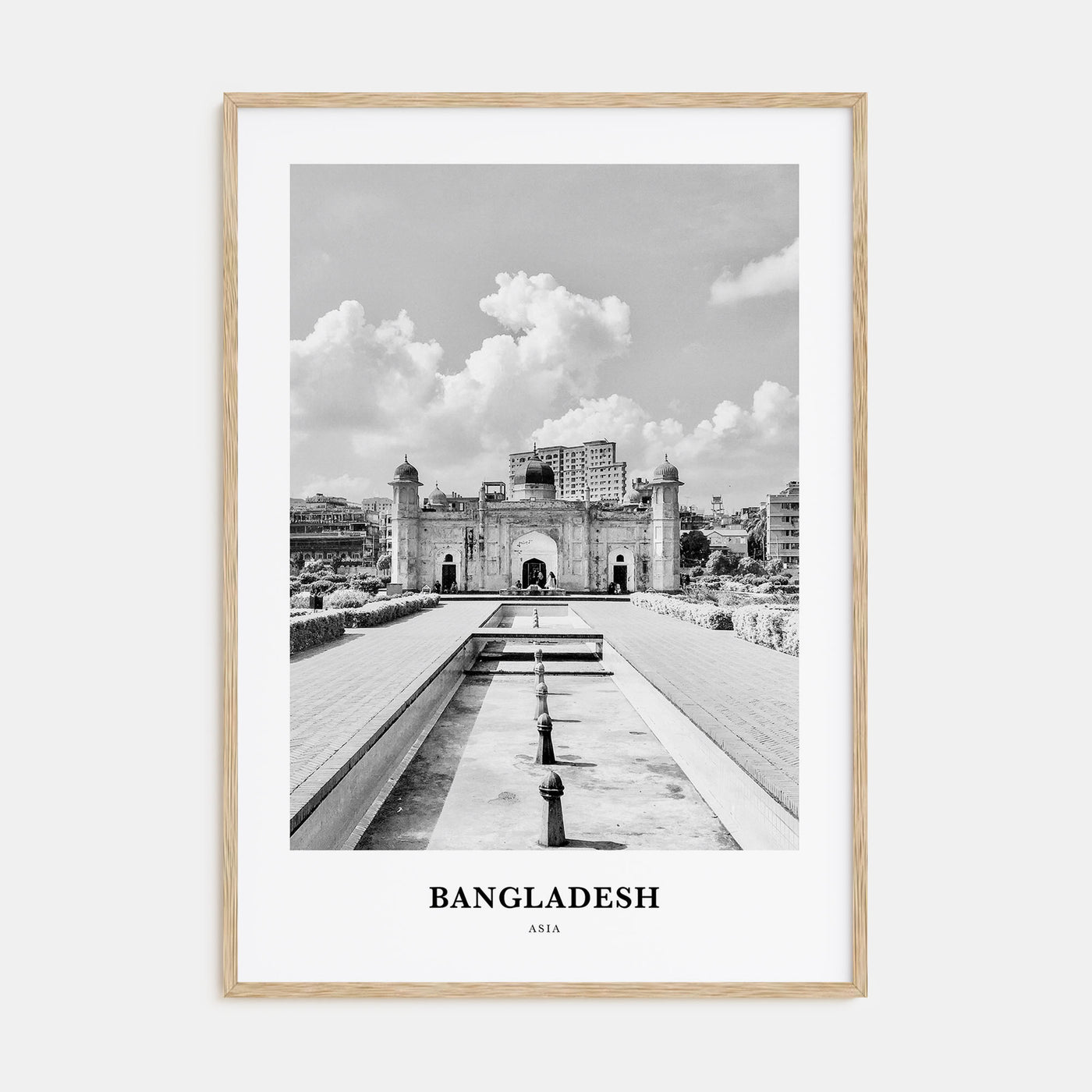 Bangladesh Portrait B&W No 1 Poster