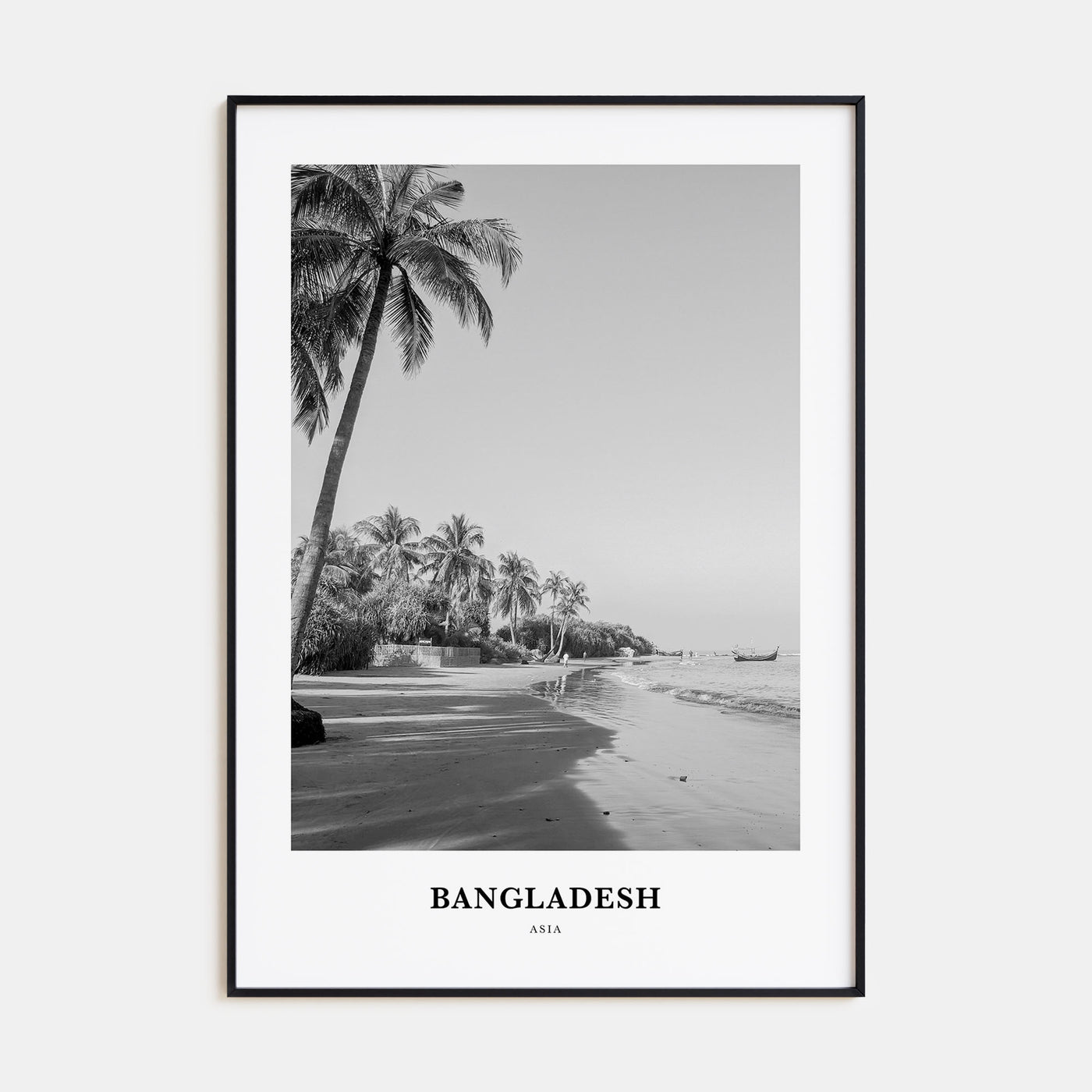 Bangladesh Portrait B&W No 2 Poster