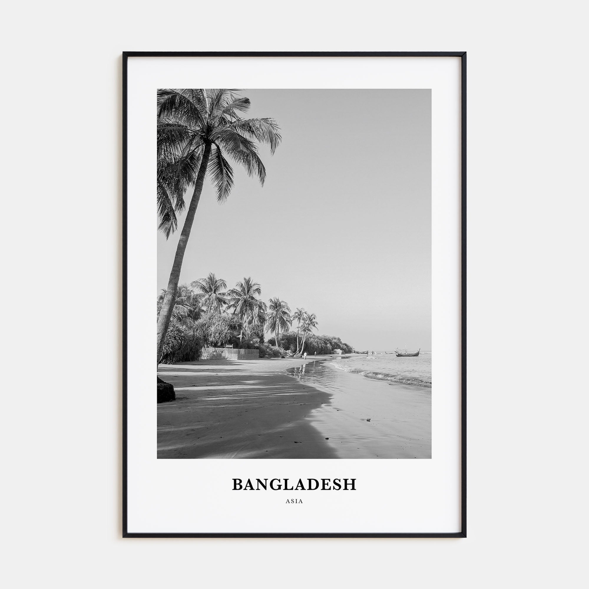 Bangladesh Portrait B&W No 2 Poster