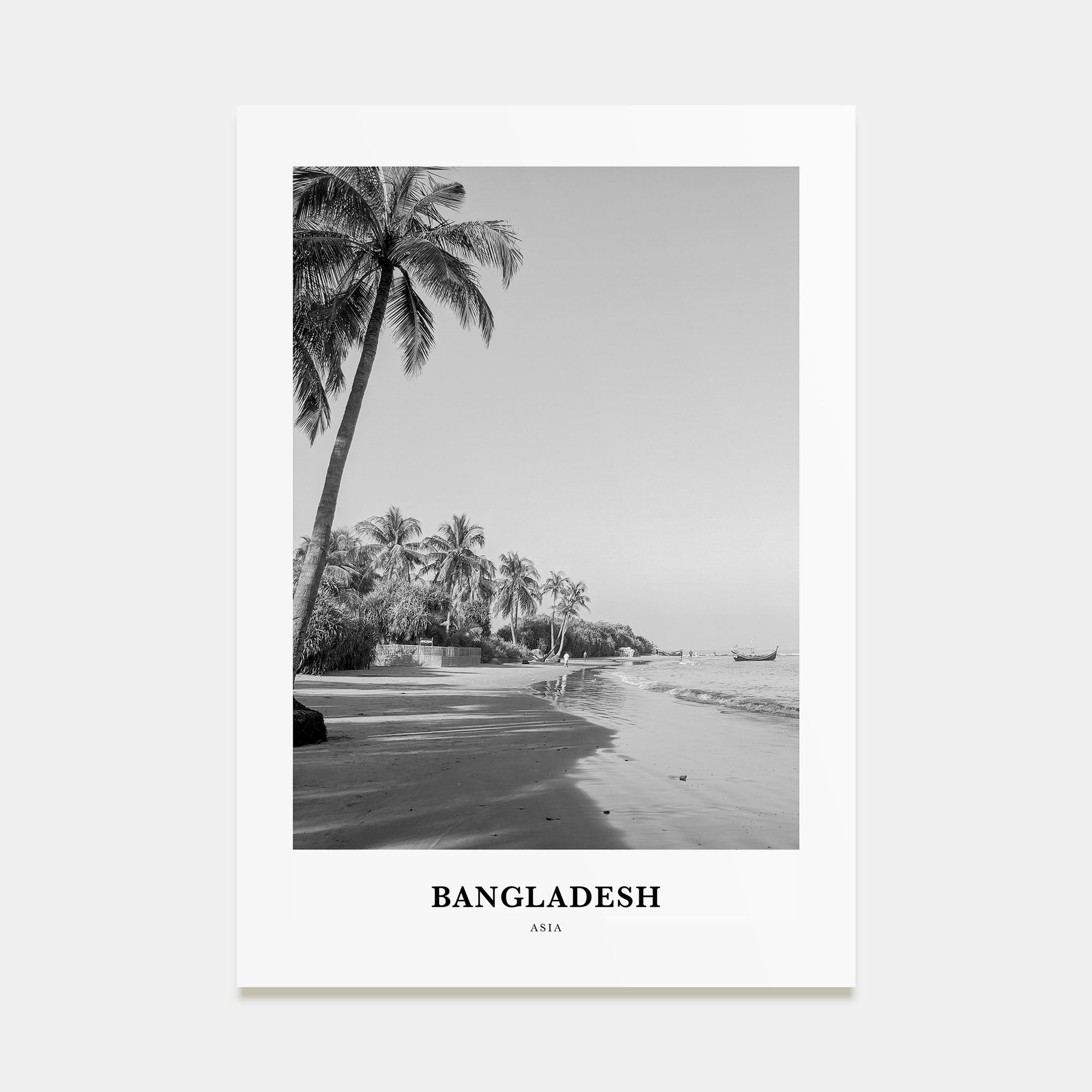 Bangladesh Portrait B&W No 2 Poster