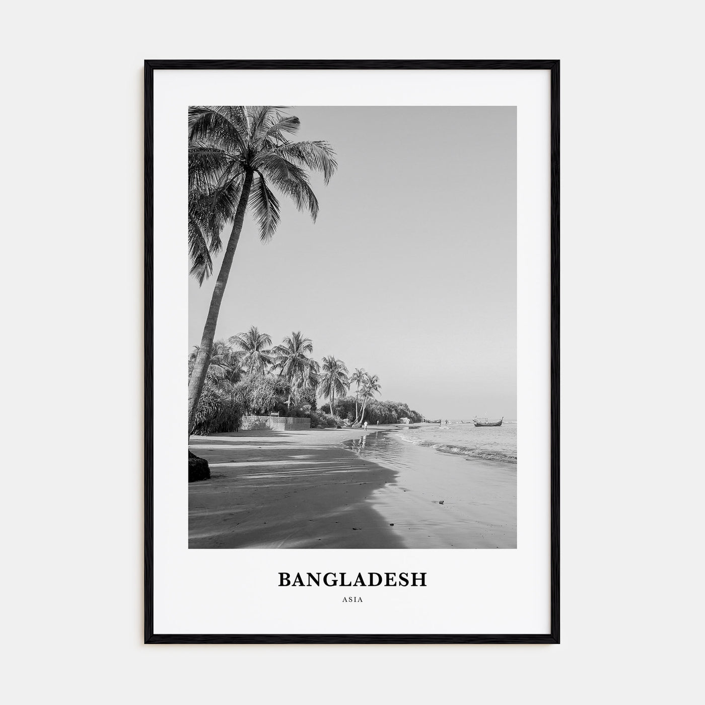 Bangladesh Portrait B&W No 2 Poster