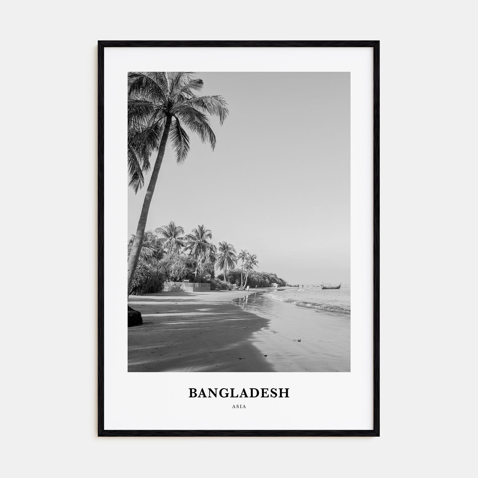 Bangladesh Portrait B&W No 2 Poster