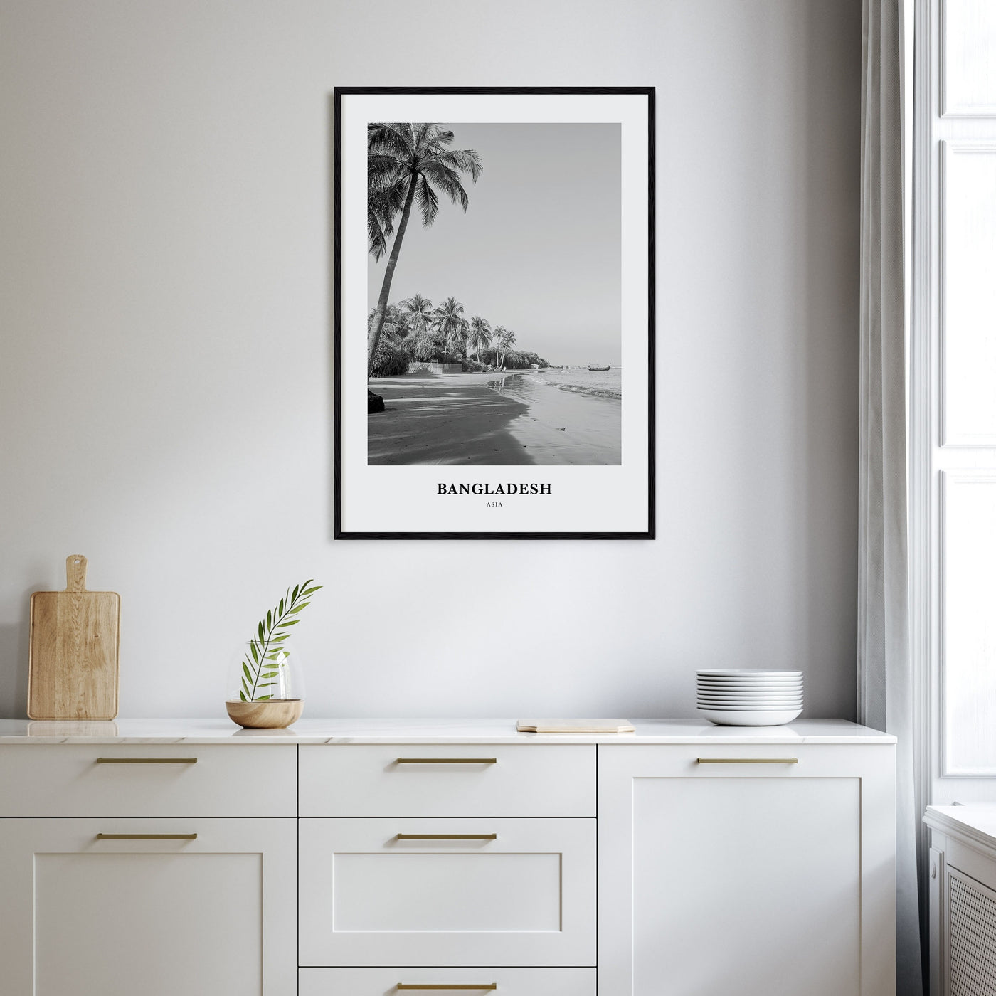 Bangladesh Portrait B&W No 2 Poster