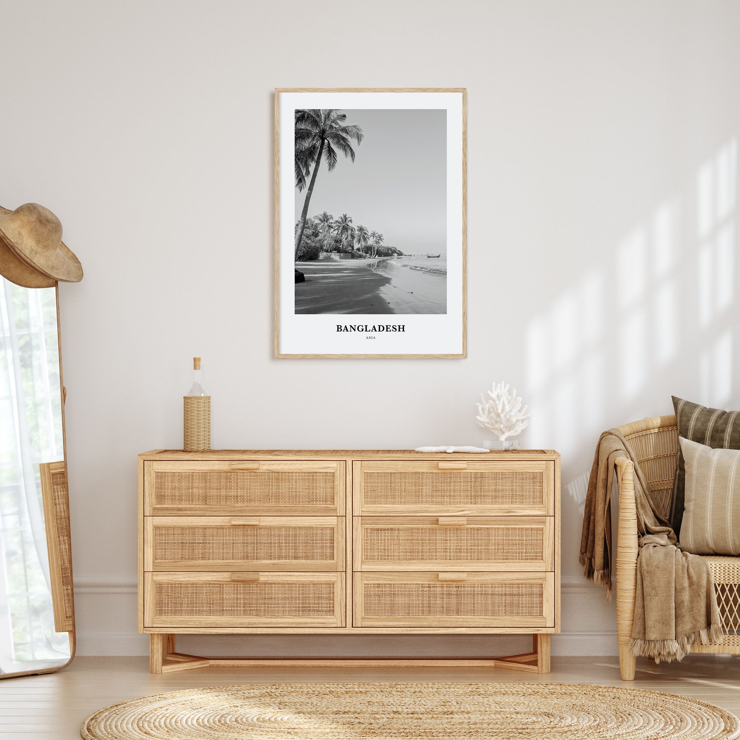 Bangladesh Portrait B&W No 2 Poster