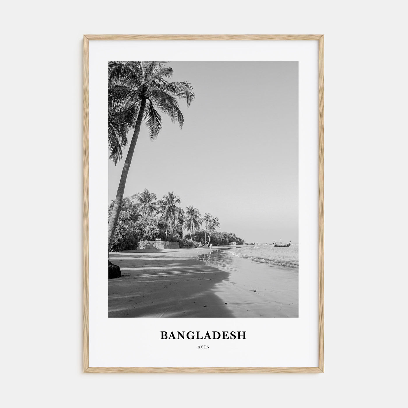 Bangladesh Portrait B&W No 2 Poster