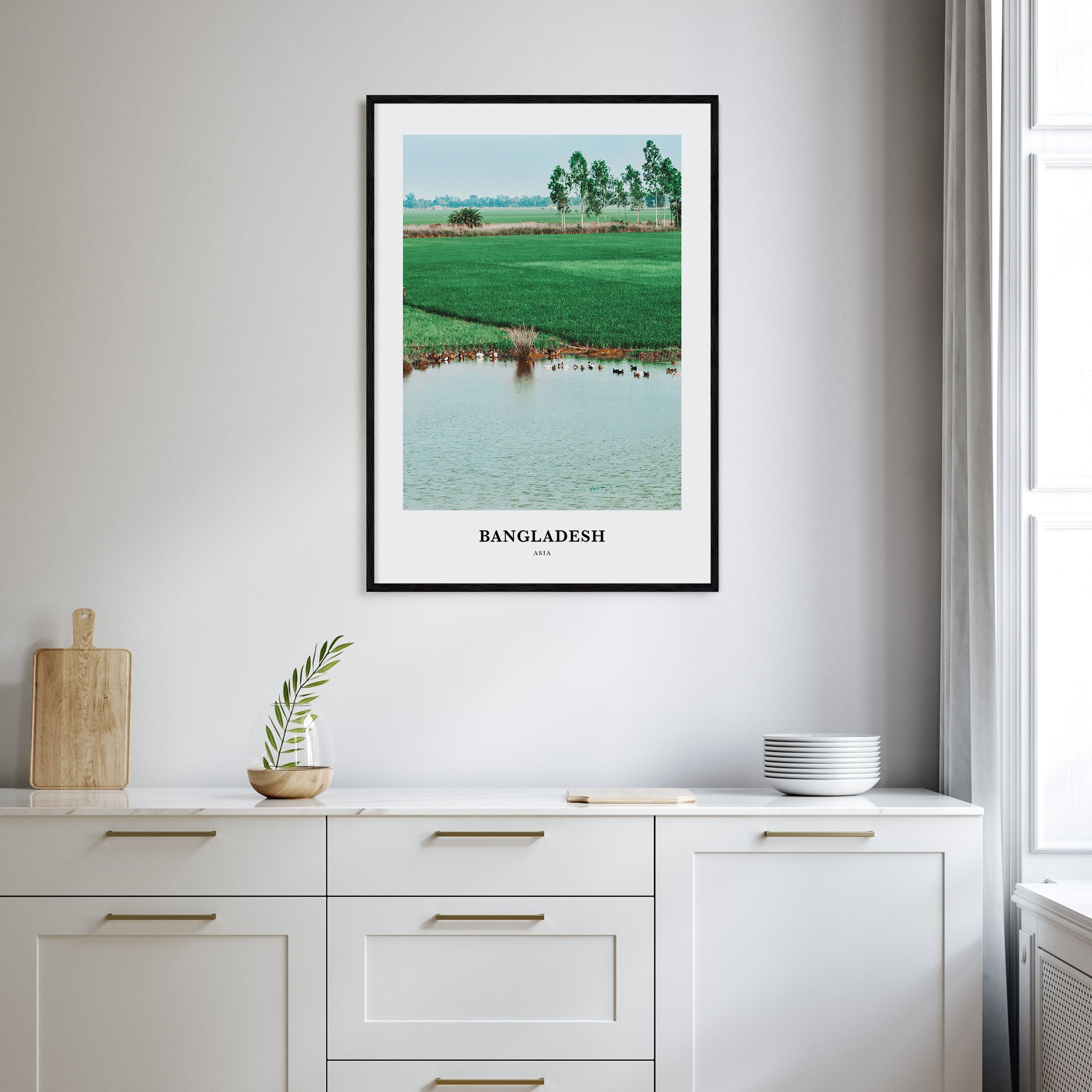 Bangladesh Portrait Color Poster