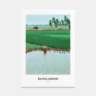 Bangladesh Portrait Color Poster